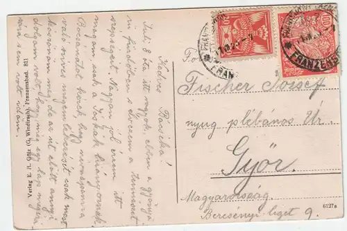 Franzensbad. Gesamtansicht.