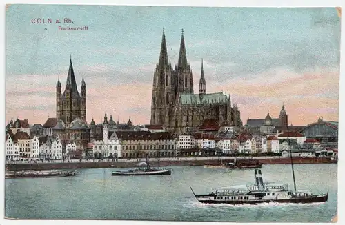 Cöln a. Rh. Frankenwerft // Jahr 1908