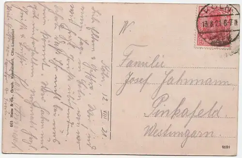 Cöln a. Rh. Frankenwerft. St. Martin Dom Stapelhaus