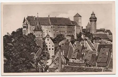 Nürnberg. Burg von Süden.