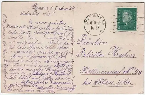 Dresden.  Oper // jahr 1929