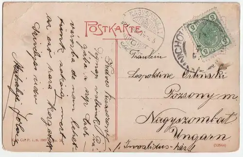 Prag Riegerquai // jahr 1914