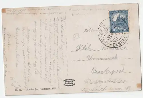 Ungarn - Debrecen Auguszta Szanatorium