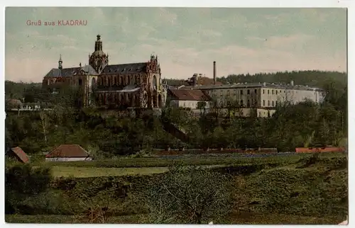 Tschechien - Gruß aus Kladrau // 1912