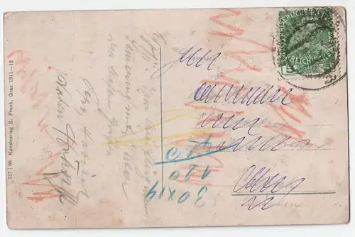 Semmering. Waldhof und Südbahnhotel mit Raxalpe