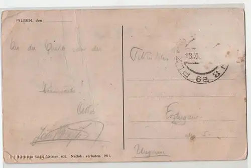 Plzen, Pilsen. Ringplatz // jahr 1911