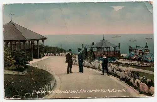 Shelter and Bandstand, Alexander Park, Penarth