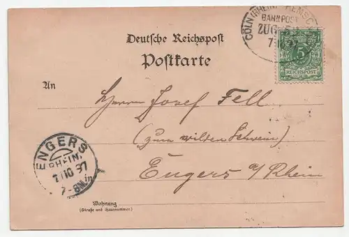 Gruss aus Elberfeld // 1897