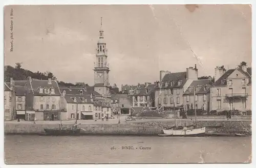 Binic centre. Carte postale