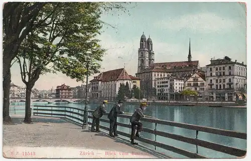 Zürich - Blick vom Bauschanzehen