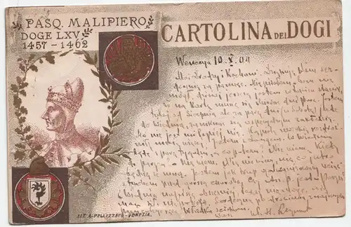 Cartolina dei Dogi 1903