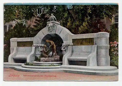 Leipzig Märchenbrunnen am Thomasring