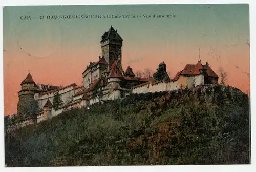 CAP. - 43 HAUT-KOENIGSBOURG (altitude 757m.) - Vue d ensemble