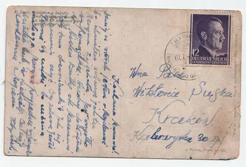 Besuch der Großmutter // Ansichtskarte