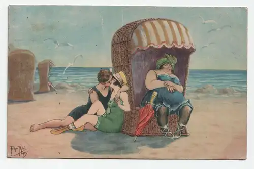 Urlaub am Meer // Ansichtskarte