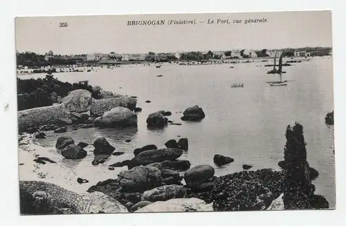 BRIGNOGAN - Le Port, vue generale.