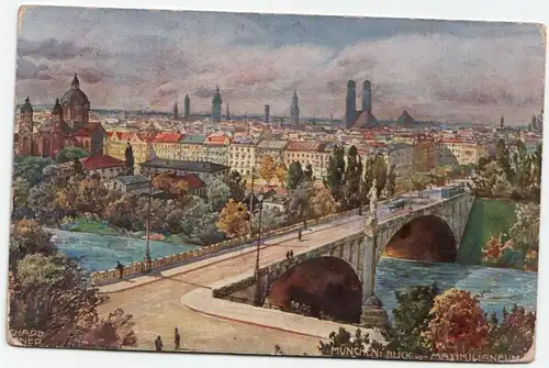 München Buck vom Maximilianeum 1910