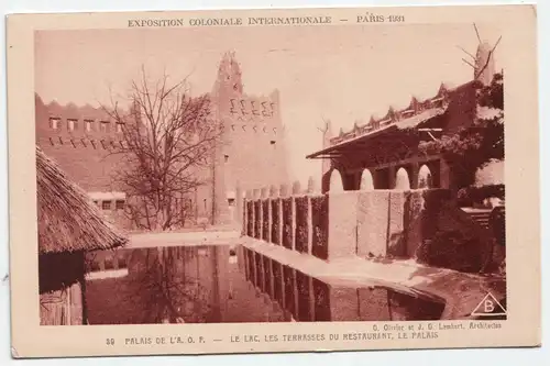 Exposition Coloniale Internationale Paris 1931 Les Terrasses du Restaurant