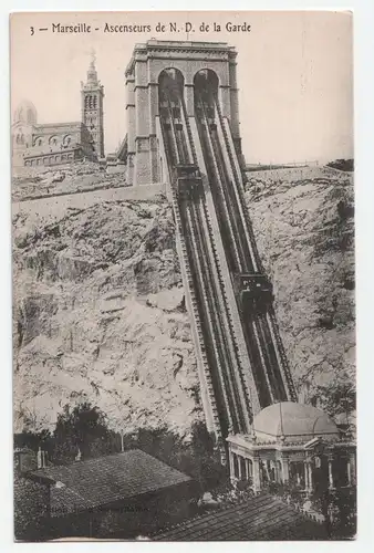 Marseille - Ascenseurs de N.D.de la Garde