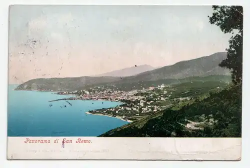 Panorama di San Remo 1912