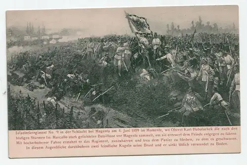 Historische Schlacht // Alte Ansichtskarte 1908