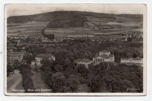 Meiningen. Blick vom Bielstein.