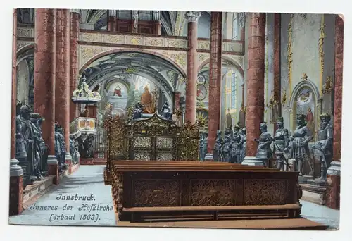 Innsbruck. Inneres der Hofkirche