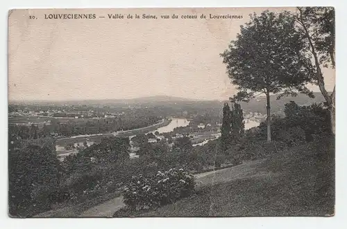 Louveciennes - Vallee de la Seine, vue du coteau de Louveciennes 1908