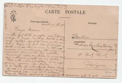 Old Postcard // Menschen beten 1912