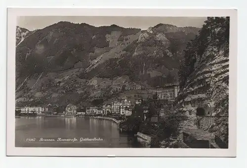 Brunnen. Axenstraße. Gotthardbahn