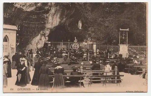 Lourdes. - La Grotte.