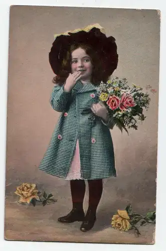 Mädchen mit Blumen 1909