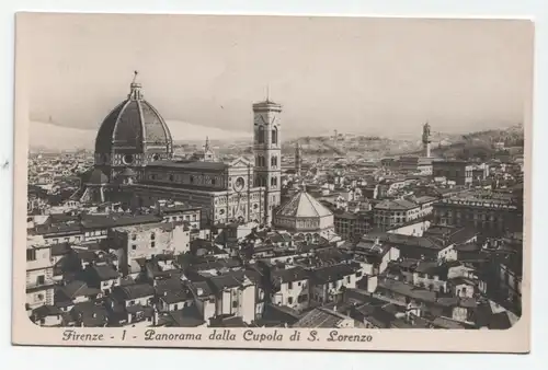 Firenze - I - Panorama dalla Cupola di S. Lorenzo