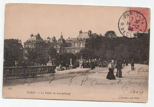 Paris - Le Palais du Luxembourg 1904