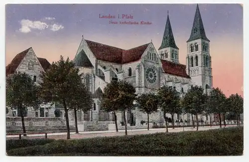 Landau i. Pfalz Neue katholische Kirche jahr 1918