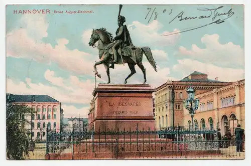 Hannover Ernat August - Denkmal. jahr 1903