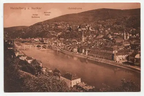 Heidelberg am. Neckar // Schlossruine Hotel Bellevue Schloß Hotel