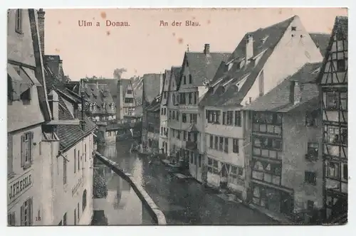 Ulm a Donau. An der Blau.