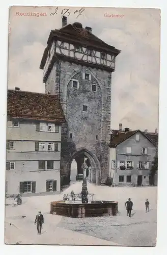 Reutlingen Gartentor jahr 1907