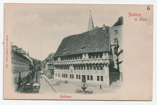 Rathhaus. Stolberg im Harz