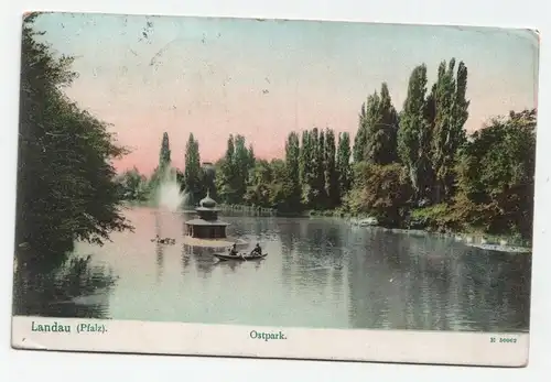 Landau (Pfalz). Ostpark. jahr 1907