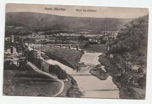 Hann. Münden Blick ins Fuldatal