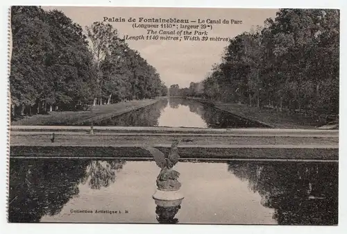 Palais de Fontainebleau - Le Canal du Parc