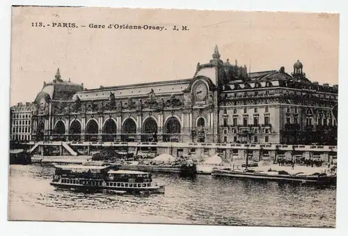 Paris. - Gare d Orleans-Orsay.  J. H.