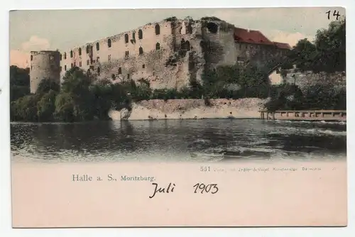 Halle a.S., Moritzburg. jahr 1903