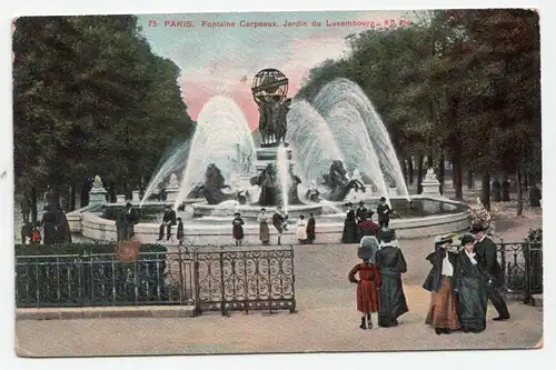 Paris. Fontaine Carpeaux, Jardin du Luxembourg.
