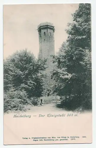 Heidelberg Der Königstuhl 568 m.