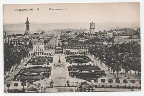 Karlsruhe i.B. Gesamtansicht