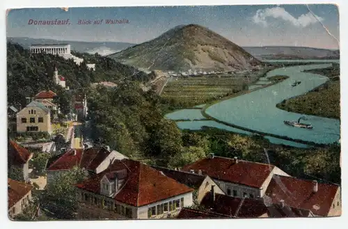 Donaustauf. Blick auf Walhalla.