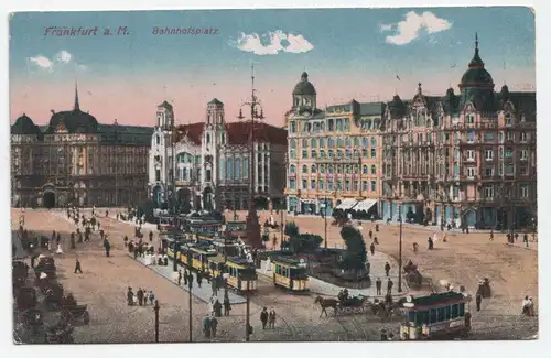 Frankfurt a. M. Bahnhofsplatz.